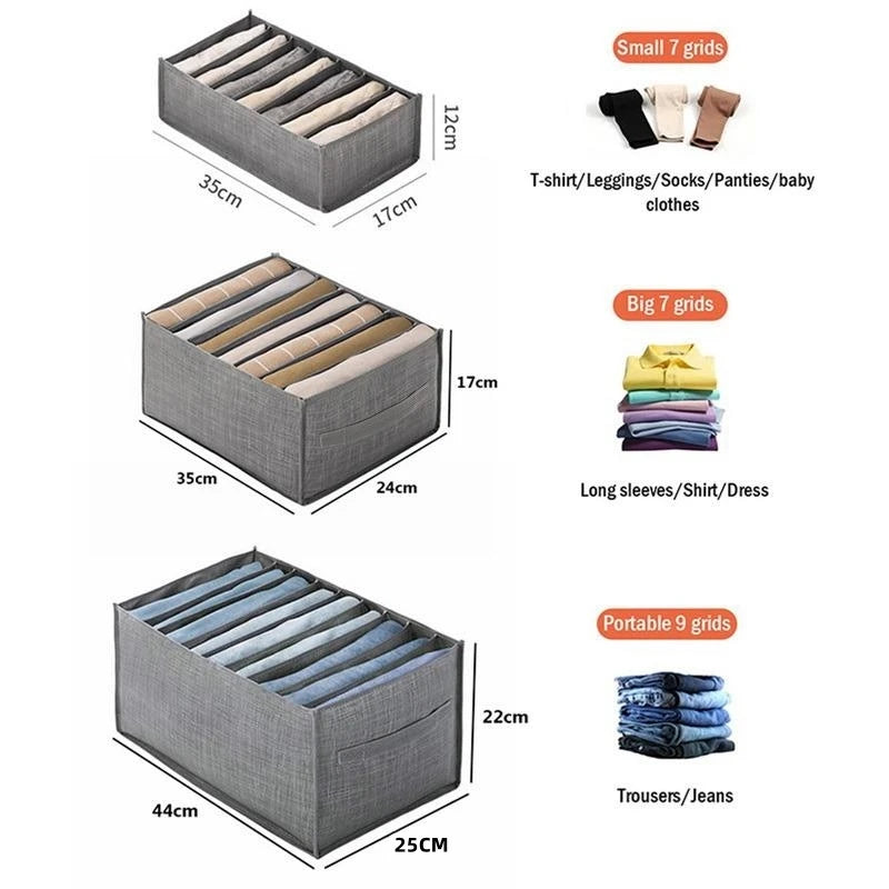 Smart Closet Organizer for Clothes, Socks & Underwear